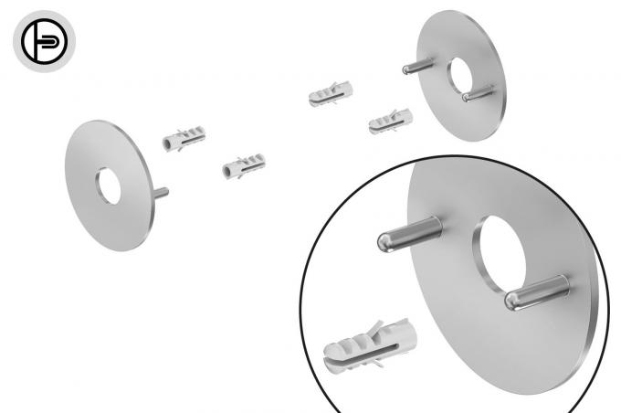 Rosette ribassate EASYPIN® Rosette ribassate EASYPIN®