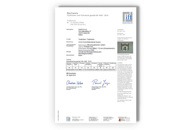 Certificazione Cliq Claq